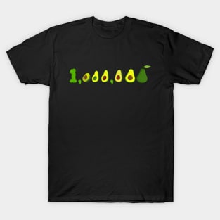 1 million Avocado T-Shirt